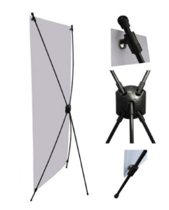A picture of some different types of tripod stands.